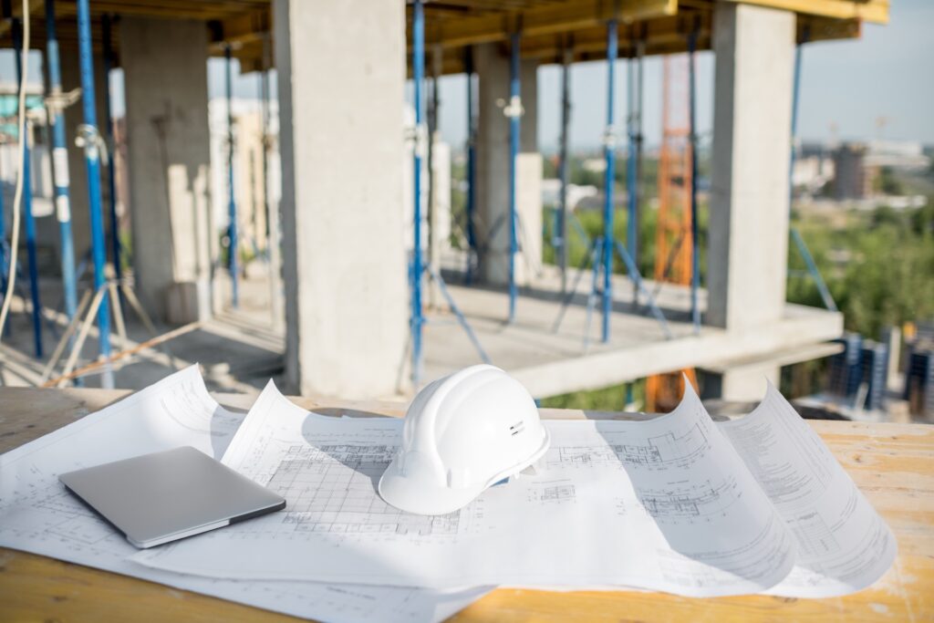 workspace at the construction site 2025 03 15 12 27 14 utc